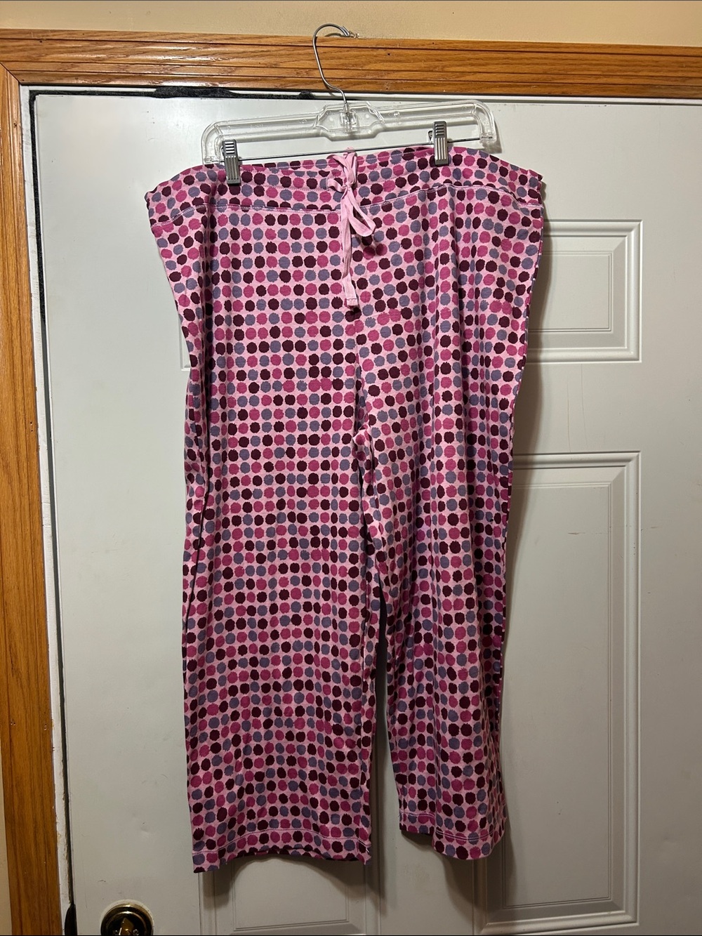 Women's Pink Polka Dot Lounge Pants XL NWOT